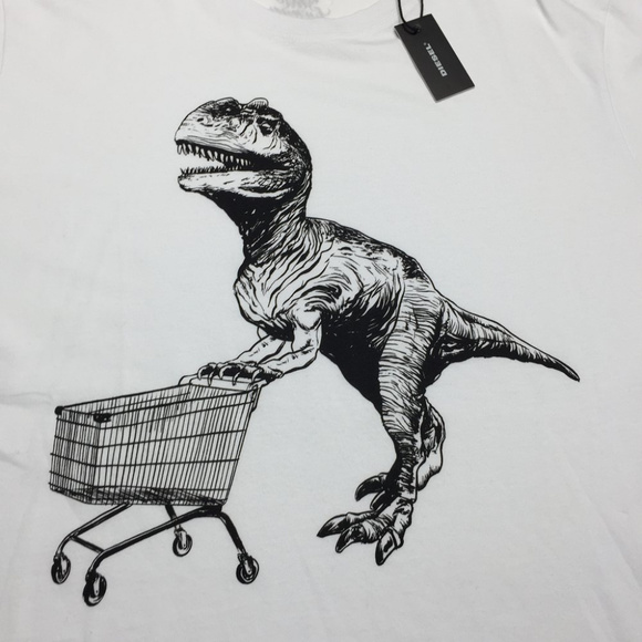 Diesel x Pedro Lourenco T Rex Dinosaur T Shirt 2XL - Picture 3 of 6